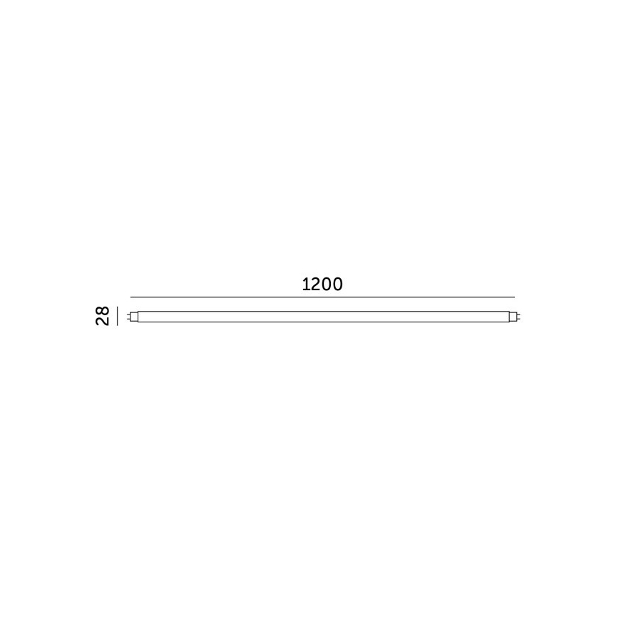 LED Fluorescentna cev T8 G13/18W/230V 3000K 120 cm