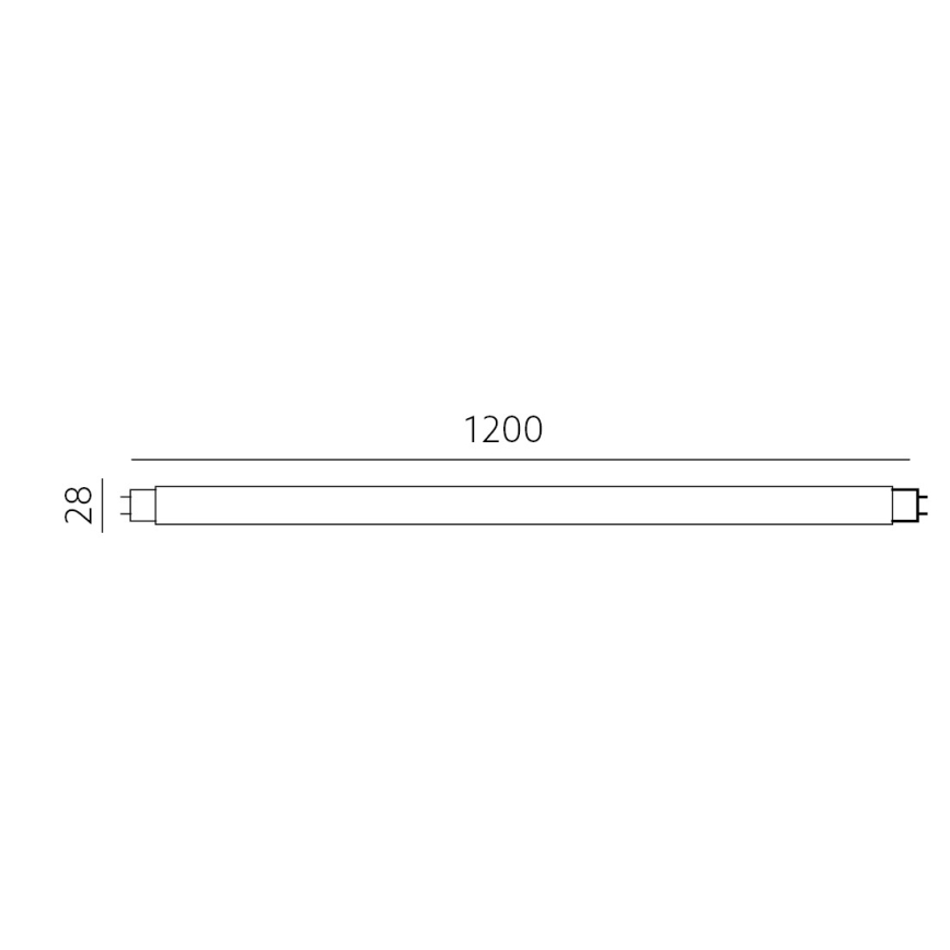 LED Fluorescentna cev T8 G13/18W/230V 4000K 120 cm