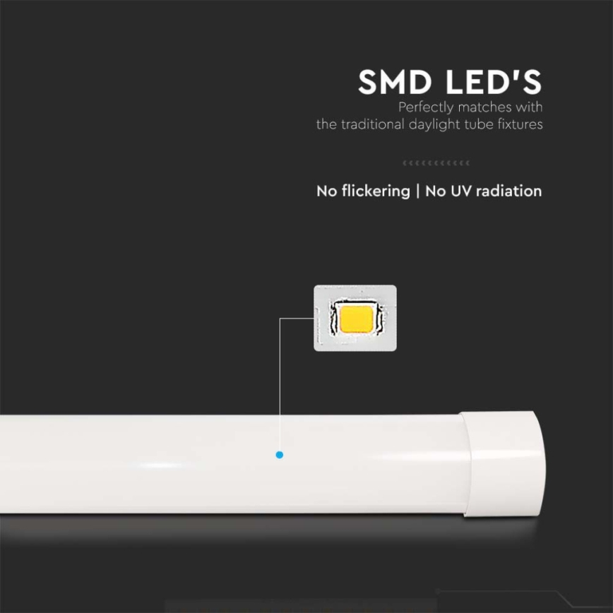 LED Fluorescentna lampa LED/50W/230V 4000K 150 cm bela