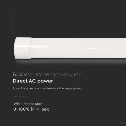 LED Fluorescentna lampa LED/50W/230V 4000K 150 cm bela