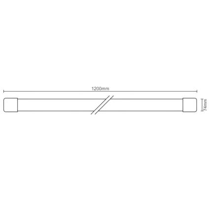 LED Fluorescentna lampa LED/72W/230V 4000K 120 cm