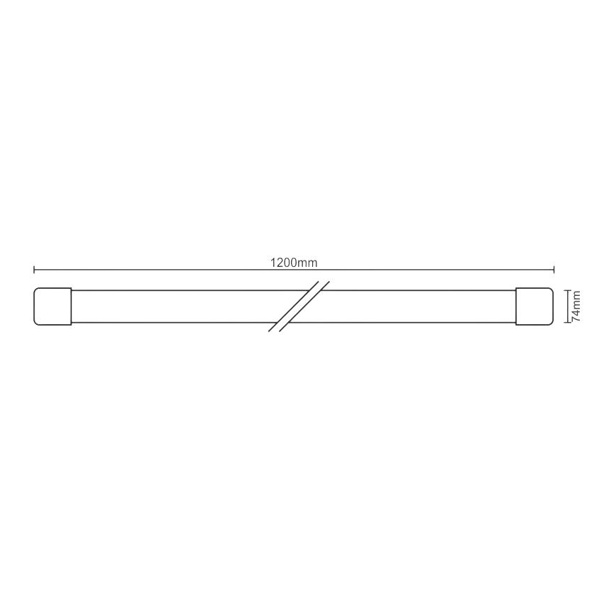 LED Fluorescentna lampa LED/72W/230V 4000K 120 cm