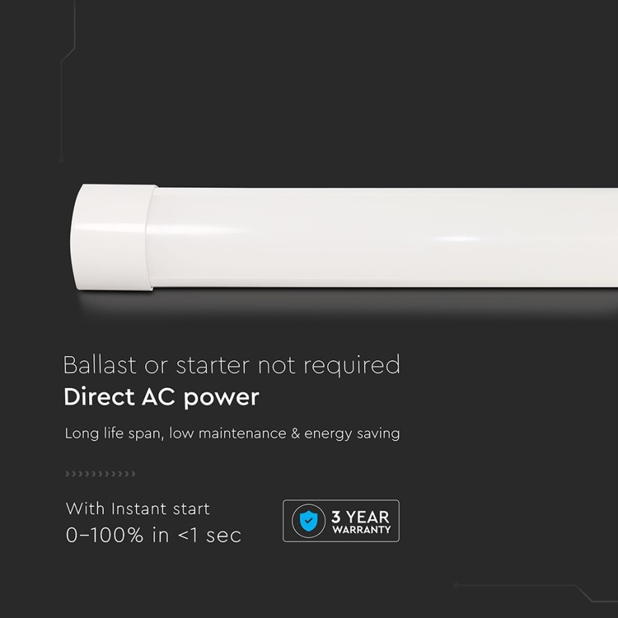 LED fluorescentna svetiljka LED/20W/230V 4000K 60 cm bela