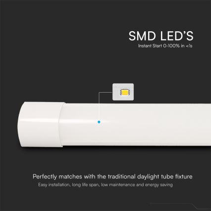 LED Fluorescentno svetlo LED/40W/230V 3000/4000/6500K 116 cm