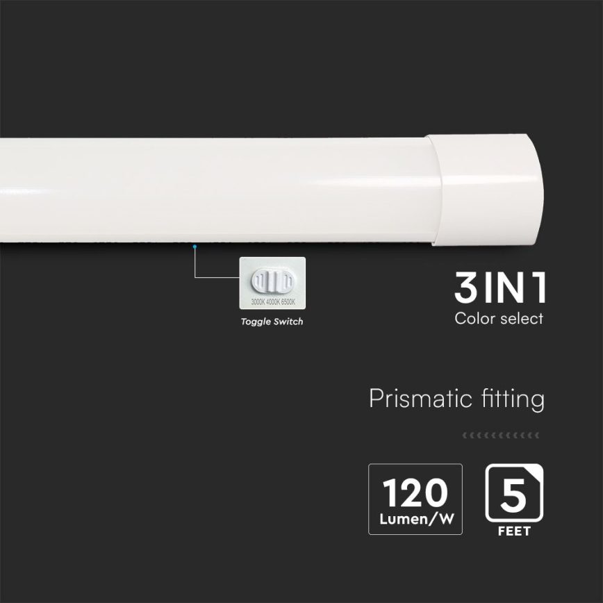 LED Fluorescentno svetlo LED/50W/230V 3000/4000/6500K 146 cm