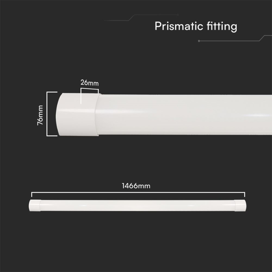 LED Fluorescentno svetlo LED/50W/230V 3000/4000/6500K 146 cm