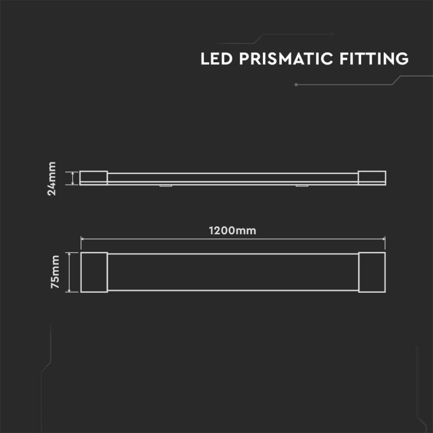 LED Fluorescentno svetlo SAMSUNG CHIP LED/40W/230V 6500K 120 cm