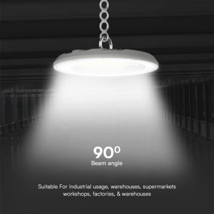 LED Industrijska lampa High Bay LED/100W/230V 3000/4000/6500K IP65 ø 23,5 cm