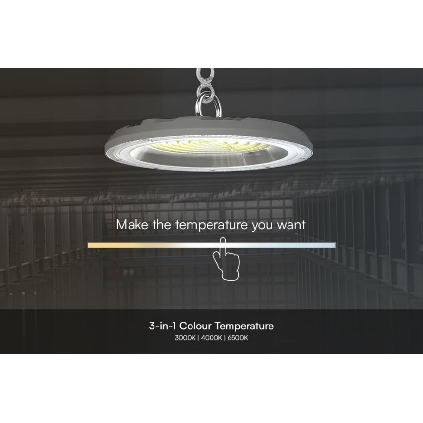 LED Industrijska lampa High Bay LED/100W/230V 3000/4000/6500K IP65 ø 23,5 cm