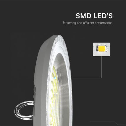 LED Industrijska lampa High Bay LED/100W/230V 3000/4000/6500K IP65 ø 23,5 cm