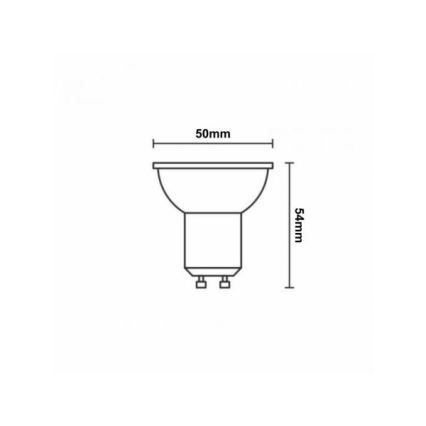 LED Keramička sijalica GU10/9,5W/230V 3000K