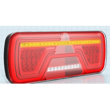 LED Kombinovano svetlo sa signalom za dinamički pokazivač pravca LED/10-30V IP67 desno