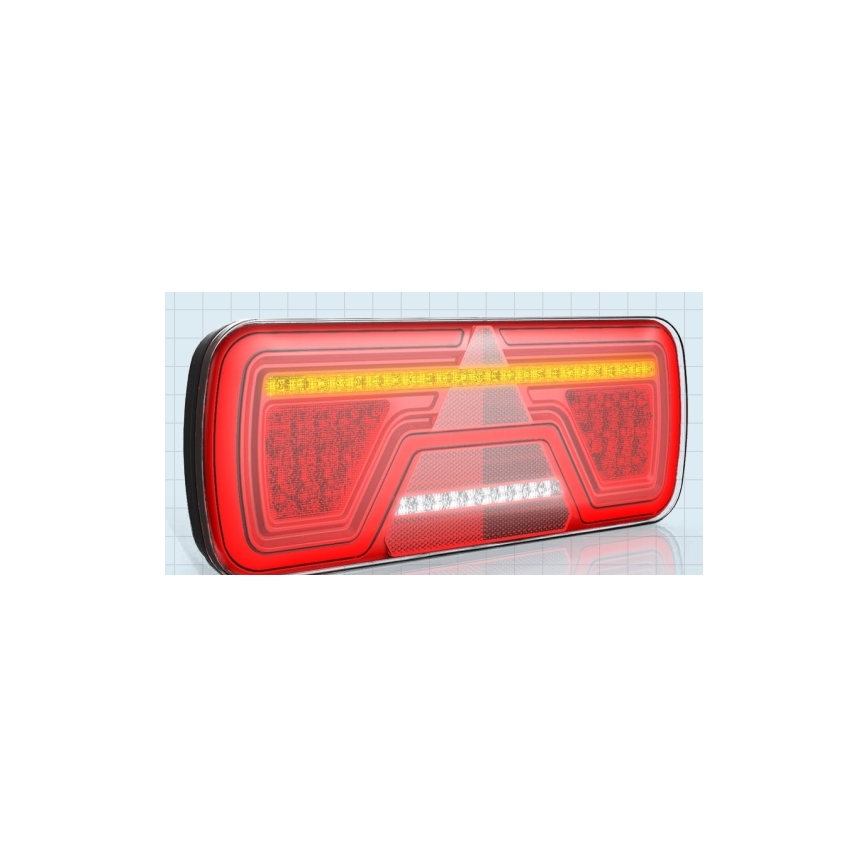 LED Kombinovano svetlo sa signalom za dinamički pokazivač pravca LED/10-30V IP67 desno