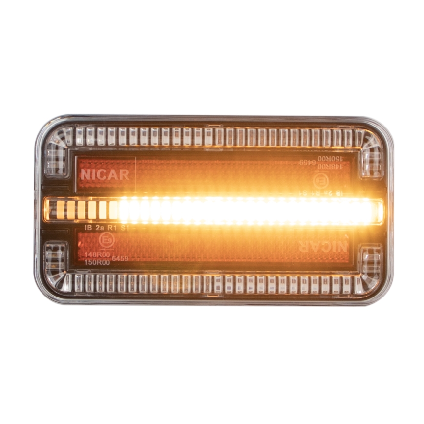 LED Kombinovano svetlo sa signalom za dinamički pokazivač pravca LED/12-24V IP65
