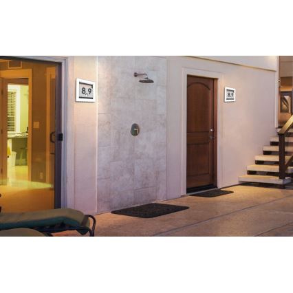LED kućni broj ALICE LED/13W/230V IP44 3000K antracit