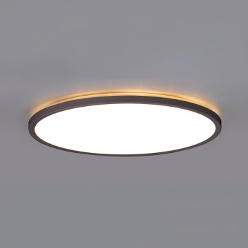 LED Kupaonsko plafonsko svetlo NIVERA LED/32W/230V IP54 3000/4000/6000K prečnika 42 cm crno