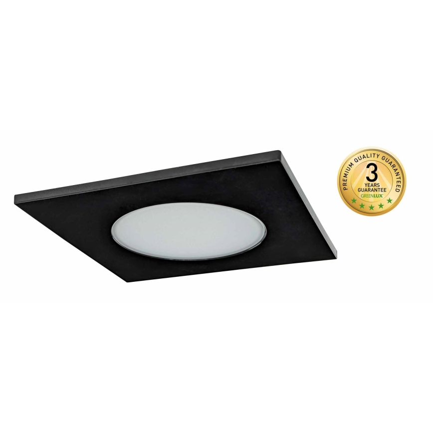 LED kupatilska ugradna svetiljka BONO LED/5W/230V 3000K IP65 crna