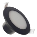 LED kupatilska ugradna svetiljka LED/7W/230V 4000K crna IP44
