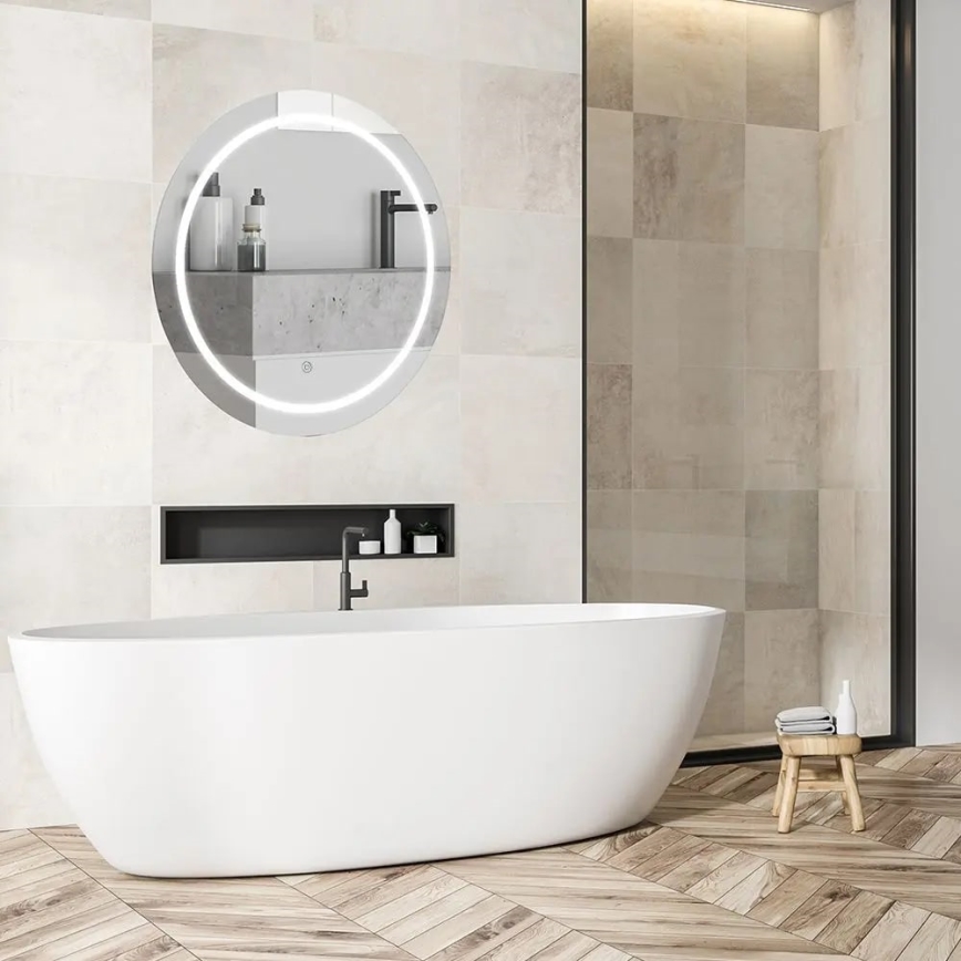 LED kupatilsko ogledalo sa grejanjem i pozadinskim osvetljenjem LED/25W/230V IP44 3000K/4000K/6400K