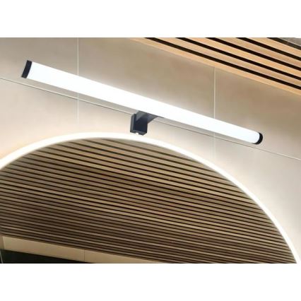LED kupatilsko osvetljenje za ogledalo LED/12W/230V 59,5 cm IP44 crna