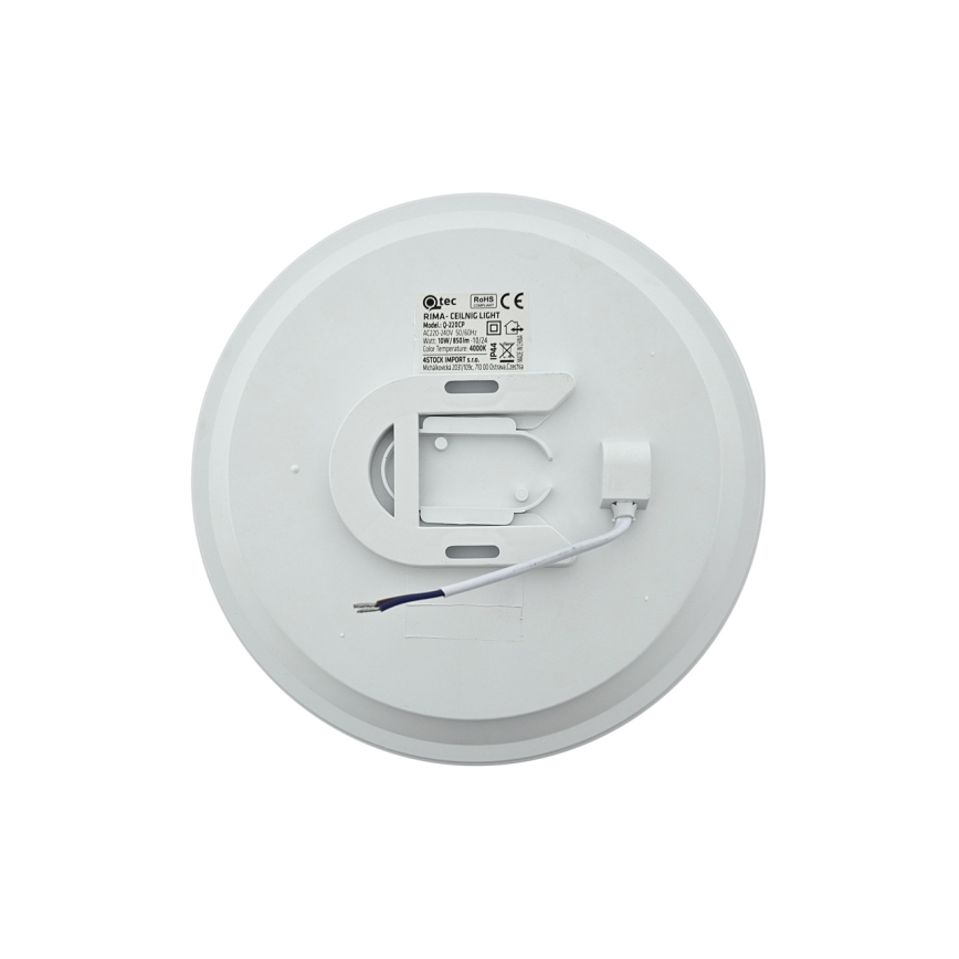 LED kupatilsko plafonsko svetlo RIMA LED/10W/230V prečnik 22,5 cm IP44 belo