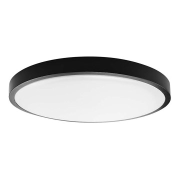 LED kupatilsko plafonsko svetlo SAMSUNG čip LED/18W/230V IP44 3000K prečnik 25 cm crno