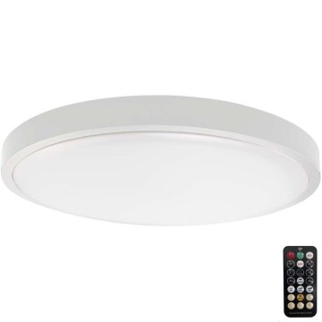 LED kupatilsko stropno svetlo sa senzorom LED/24W/230V 6500K IP44 Ø 35 cm belo + daljinski upravljač