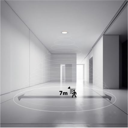 LED svetlo za kupatilo sa senzorom pokreta i sumraka NIVERA LED/32W/230V IP54 3000/4000/6000K prečnik 42 cm belo + daljinski upravljač