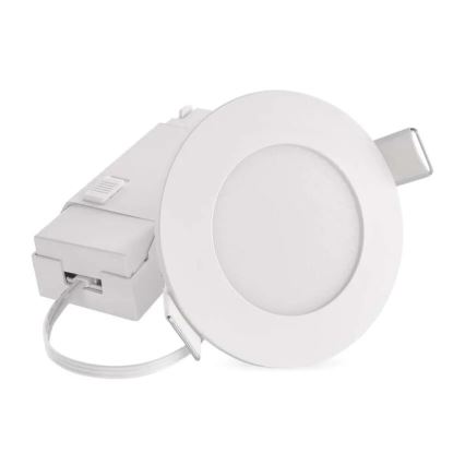 LED kupatilsko ugradno svetlo LORI LED/4,5W/230V IP65 2700/4000K prečnik 8,5 cm belo