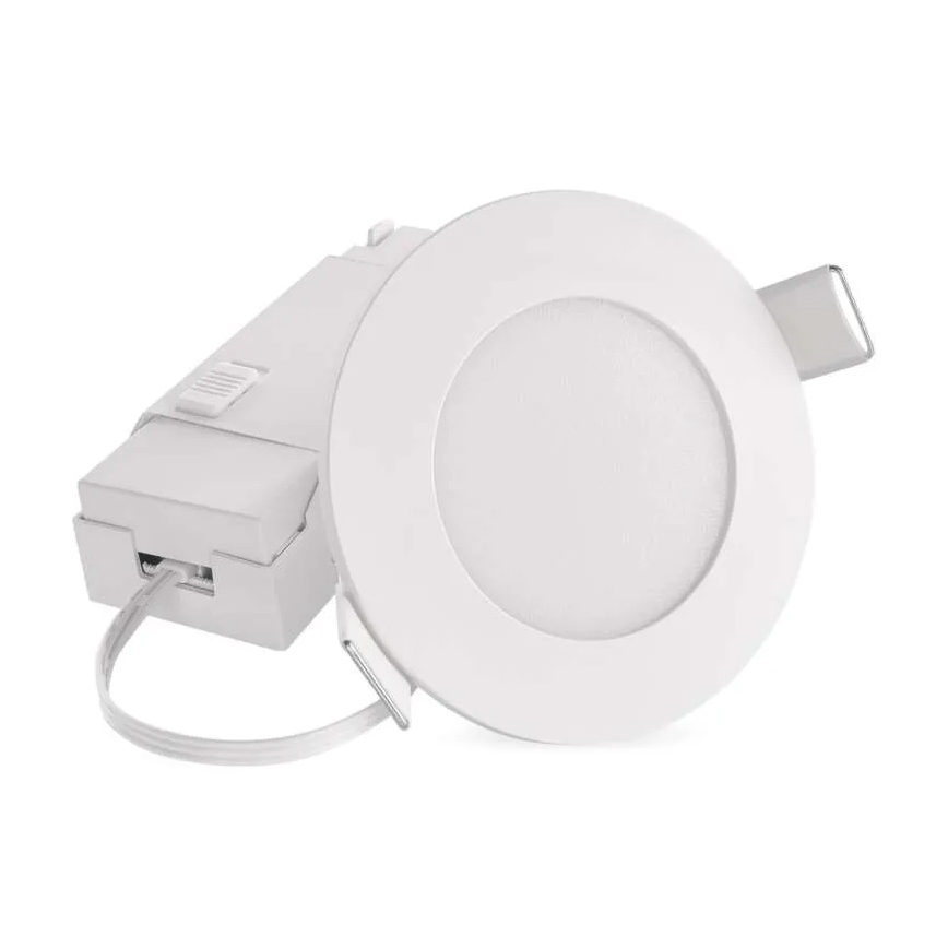 LED kupatilsko ugradno svetlo LORI LED/4,5W/230V IP65 2700/4000K prečnik 8,5 cm belo
