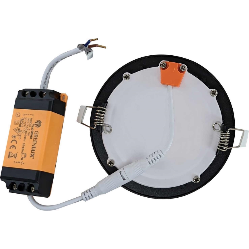 LED kupatilsko ugradno svetlo VEGA LED/6W/230V 2800K prečnik 11,8 cm IP44