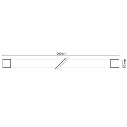 LED Lampa ispod ormarića LED/40W/230V 4000K IP40