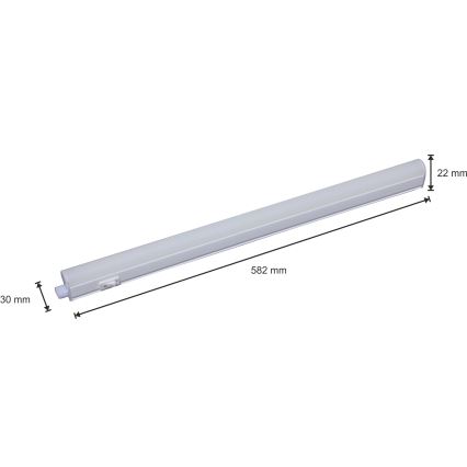 LED Lampa ispod ormarića LED/8W/230V
