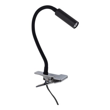 LED Lampa sa štipaljkom LAGOS 1xG9/3W/230V 4000K crno