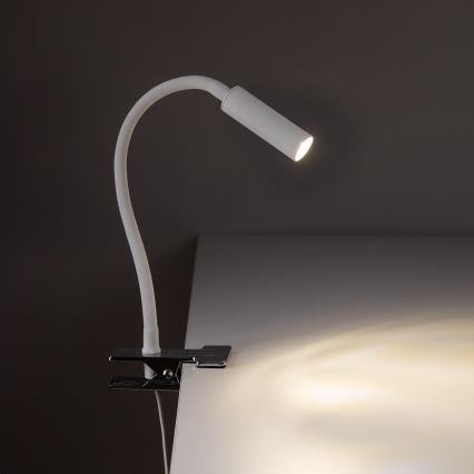 LED Lampa sa štipaljkom LAGOS 1xG9/3W/230V 4000K bela