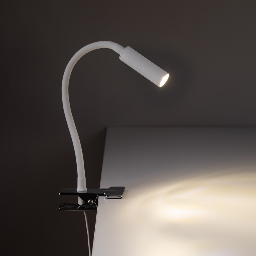 LED Lampa sa štipaljkom LAGOS 1xG9/3W/230V 4000K bela