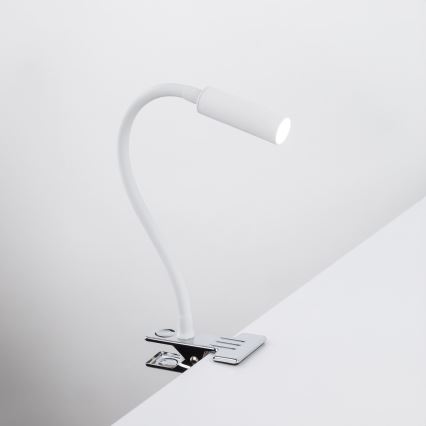 LED Lampa sa štipaljkom LAGOS 1xG9/3W/230V 4000K bela