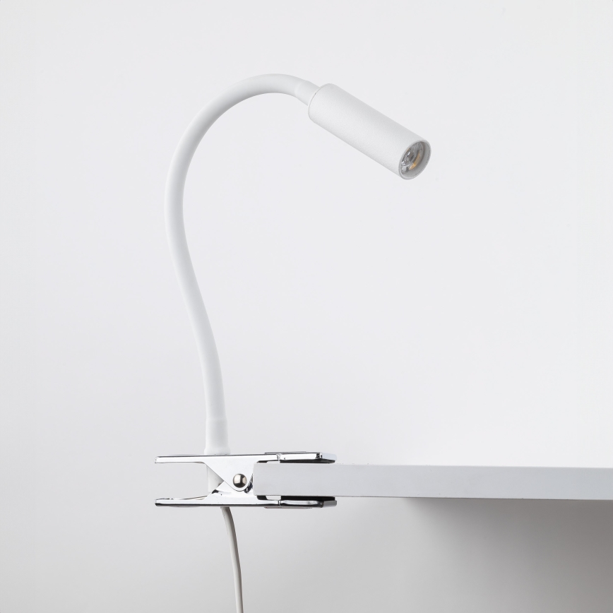 LED Lampa sa štipaljkom LAGOS 1xG9/3W/230V 4000K bela