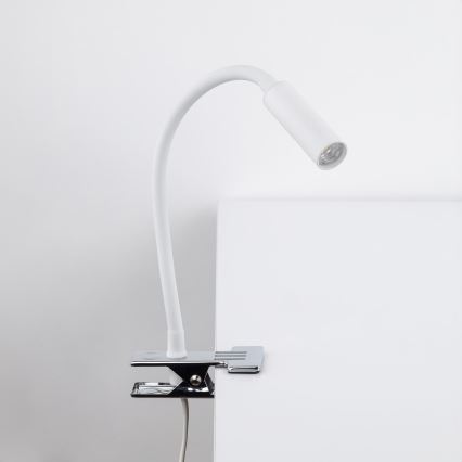 LED Lampa sa štipaljkom LAGOS 1xG9/3W/230V 4000K bela
