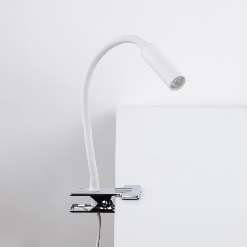 LED Lampa sa štipaljkom LAGOS 1xG9/3W/230V 4000K bela