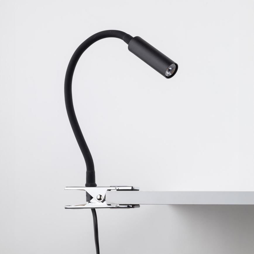 LED Lampa sa štipaljkom LAGOS 1xG9/3W/230V 4000K crno