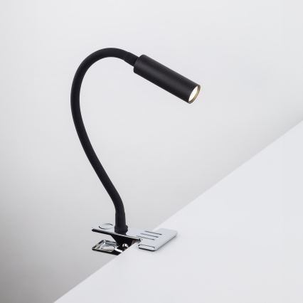 LED Lampa sa štipaljkom LAGOS 1xG9/3W/230V 4000K crno