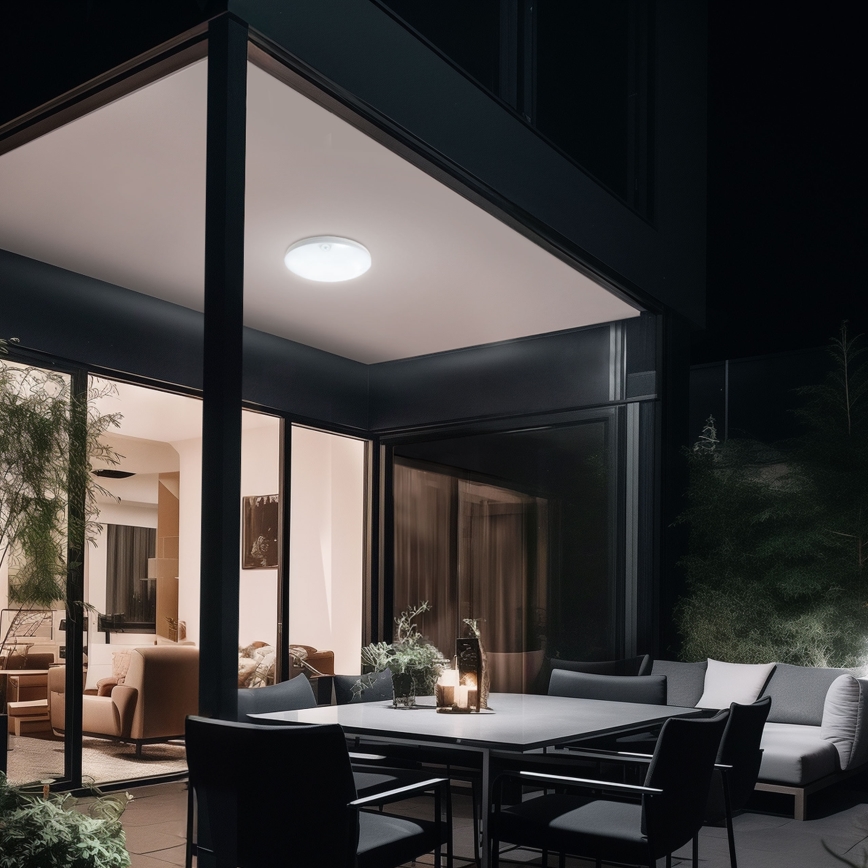 LED Zidna lampa za kupatilo sa senzorom pokreta NYMPHEA PROXI LED/18W/230V IP54 3000K