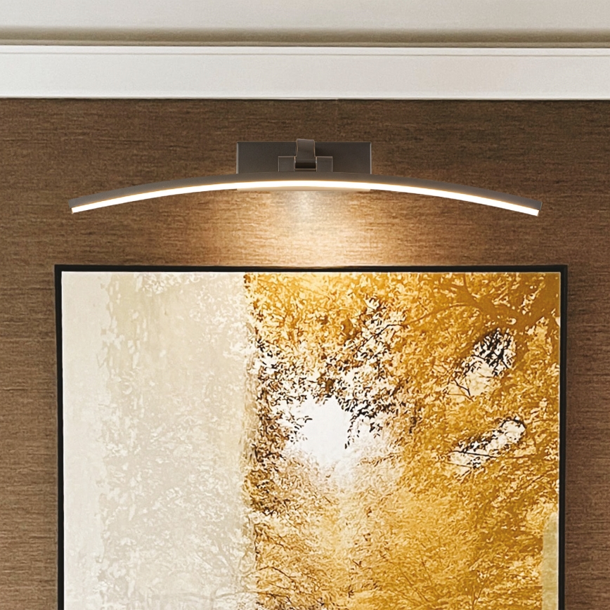 LED Lampa za slike LED/10W/230V 4000Κ 50 cm crno