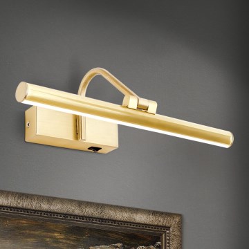 LED Lampa za slike PORTRAIT LED/6W/230V 30 cm zlatna