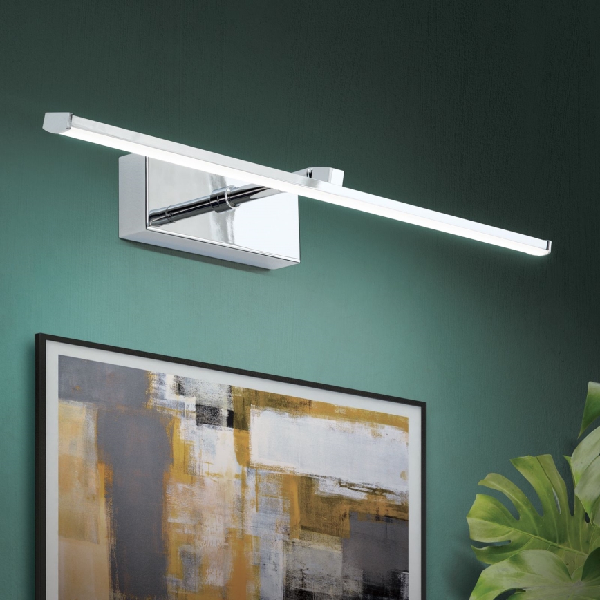 LED Lampa za slike PUBLIO LED/10W/230V 50 cm sjajni krom