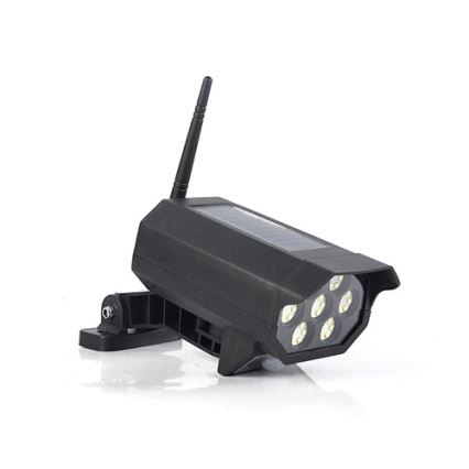 LED Lažna sigurnosna kamera sa senzorom i sa solarnim panelom LED/5W/5,5V IP65 + Daljinski upravljač