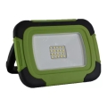 LED LED Punjivi reflektor SAMSUNG CHIP LED/10W/3,7V IP44 4000K 3600 mAh zelena