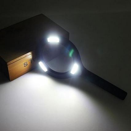 LED Lupa 5×ZOOM sa pozadinskim osvetljenjem LED/3W/2xAA IP44