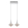 LED Luster 2xLED/9W/230V bela